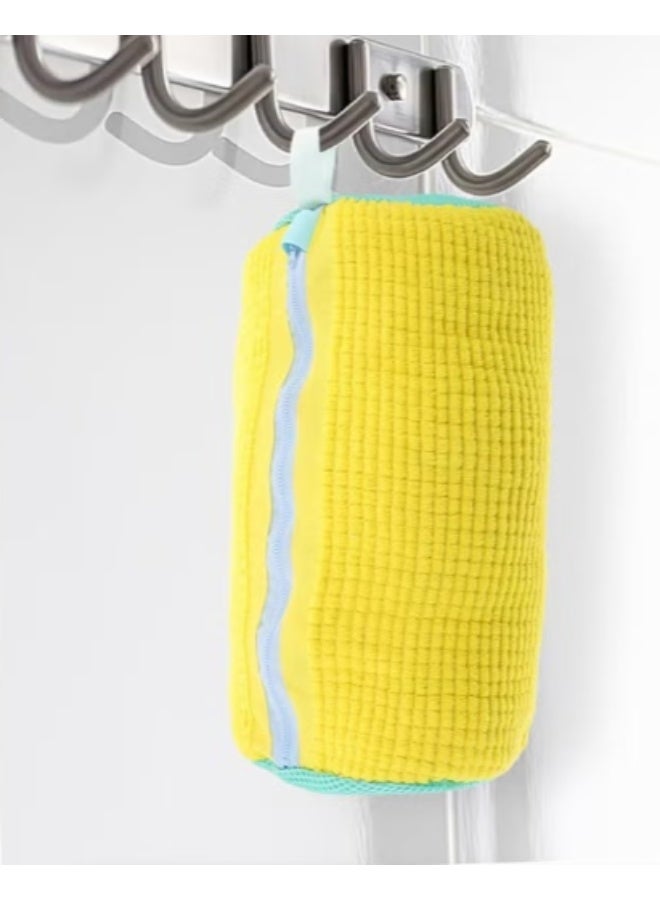 Woofixer 2 Pack Shoe Washing Bag for Washing Machine, Reusable Portable Shoe Care Bag for All Shoe Types & Sizes, Deep Cleaning Laundry Bag (Yellow) - Image 4